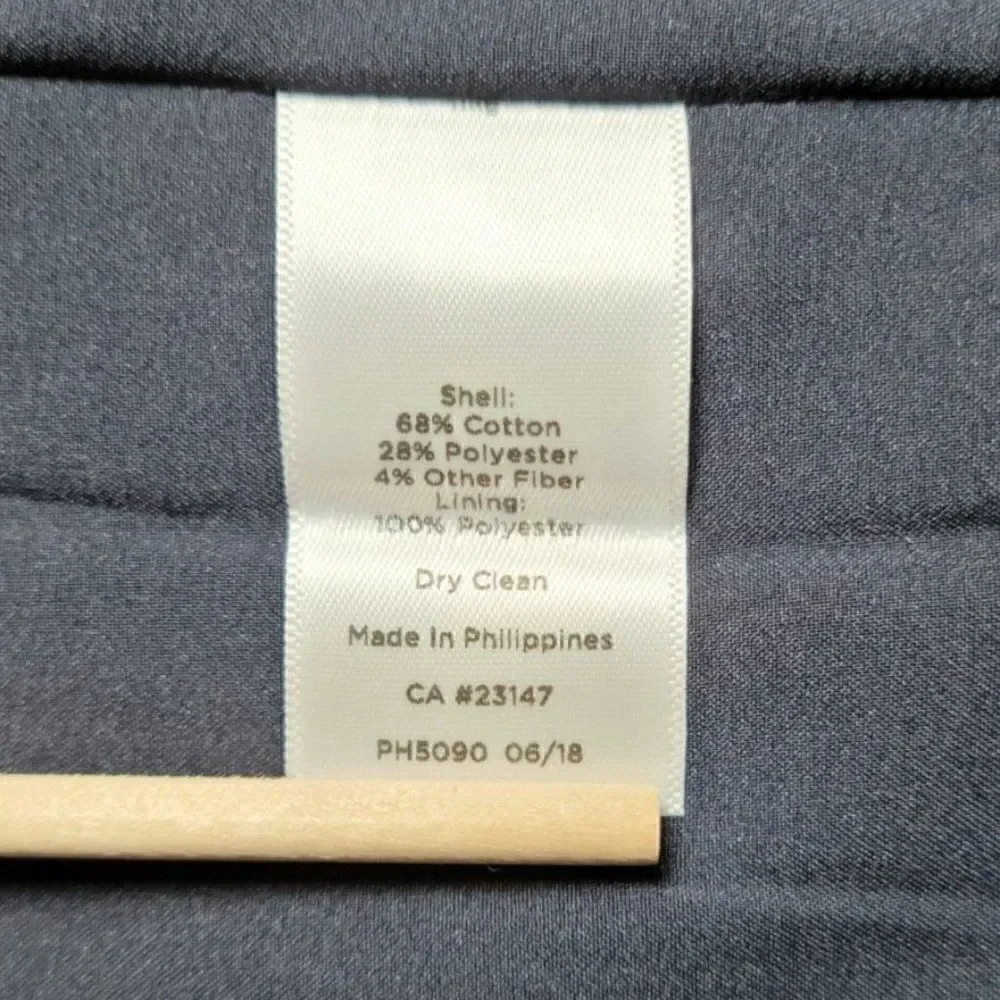 Talbots Textured Knee Length Pencil Skirt Sz 2P